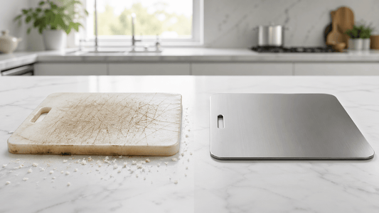 Titan vs Plastik Schneidebrett — Gesundheitsrisiken